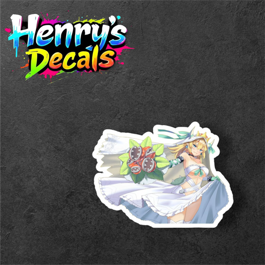 Bowsette Sticker Car Decal