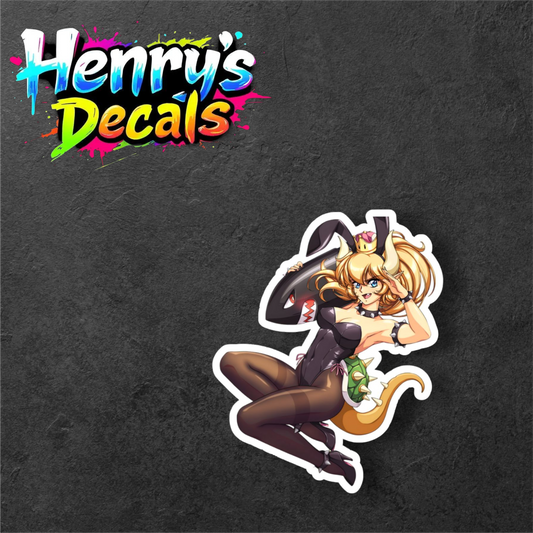 Bowsette Sticker Car Decal