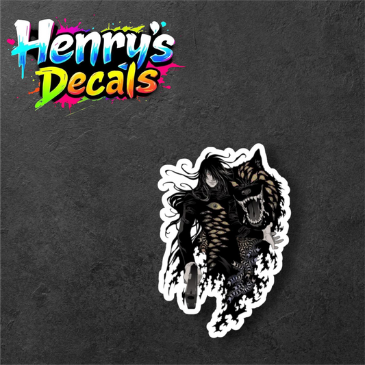 Anime Alucard Sticker Car Decal