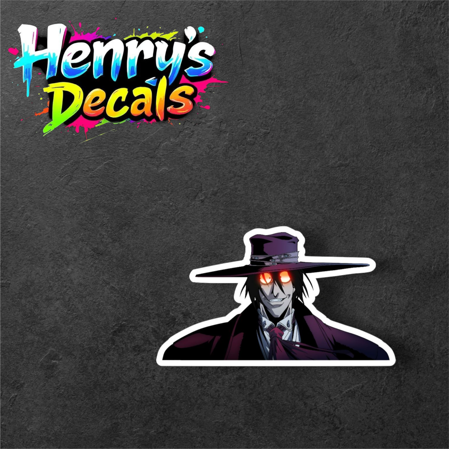 Anime Alucard Sticker Car Decal
