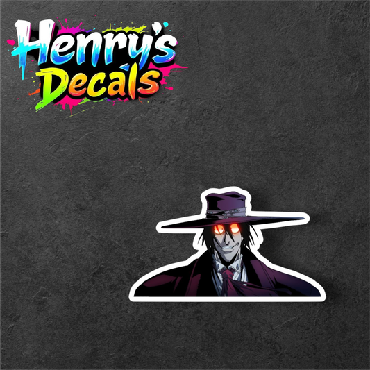 Anime Alucard Sticker Car Decal