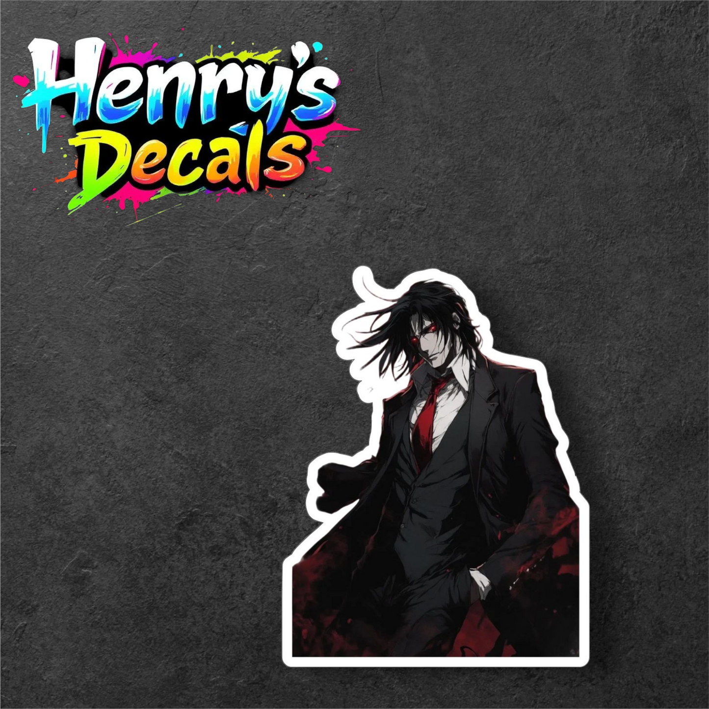 Anime Alucard Sticker Car Decal
