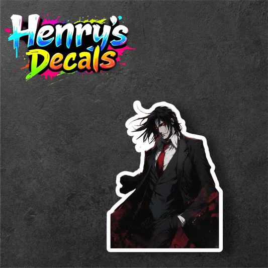 Anime Alucard Sticker Car Decal