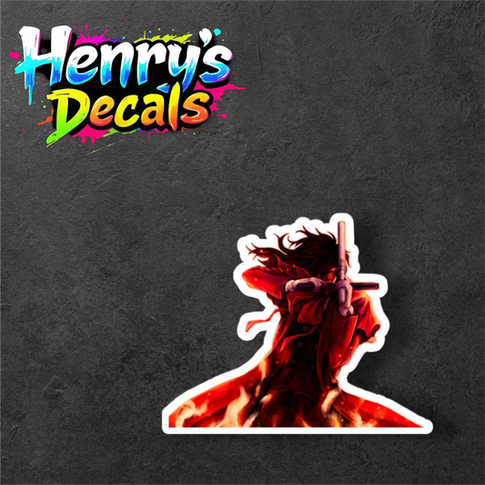 Anime Alucard Sticker Car Decal