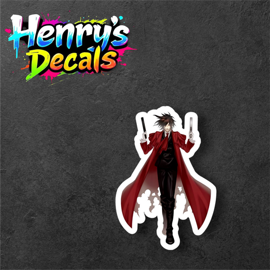 Anime Alucard Sticker Car Decal