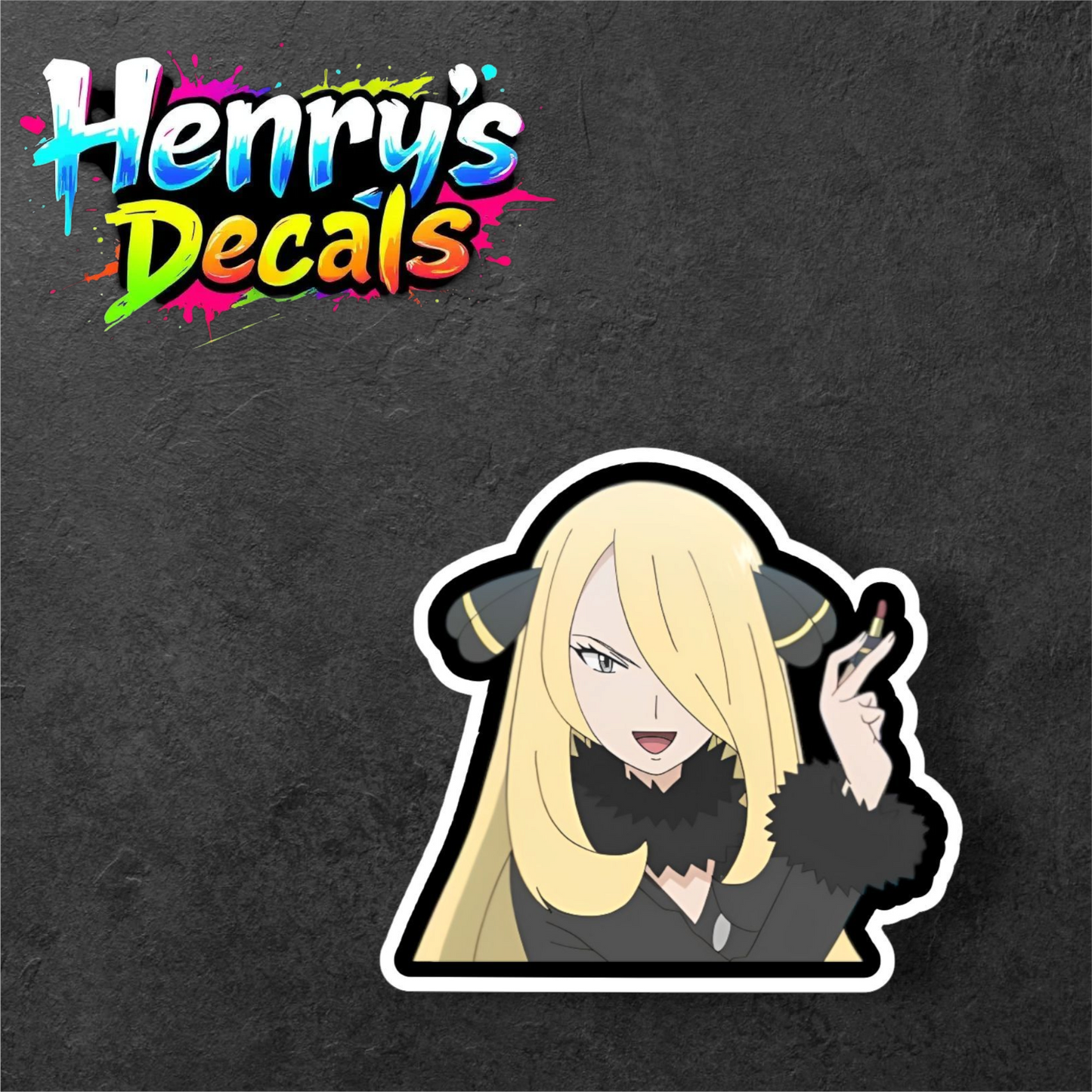 Anime Cynthia Sticker Car Decal