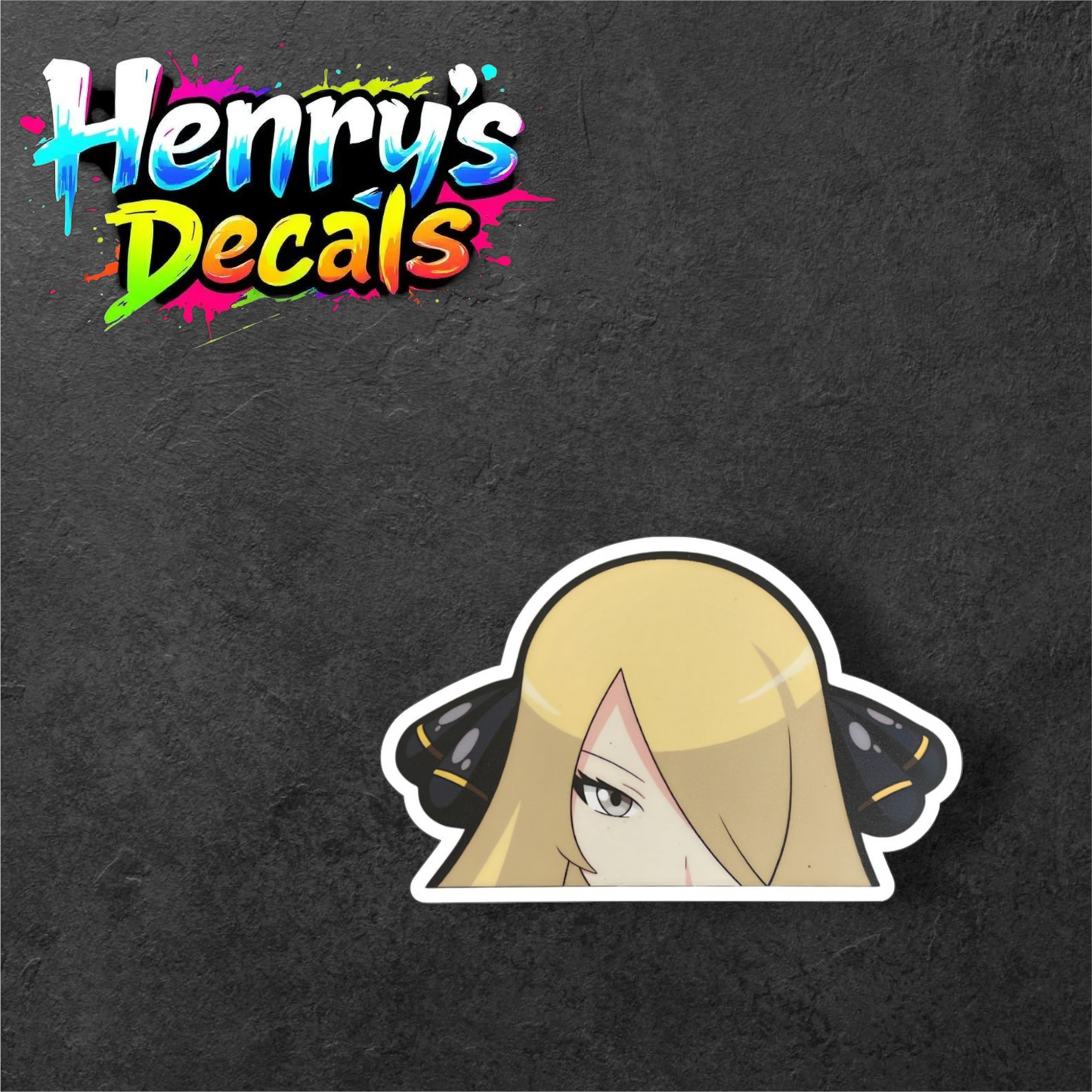 Anime Cynthia Sticker Car Decal