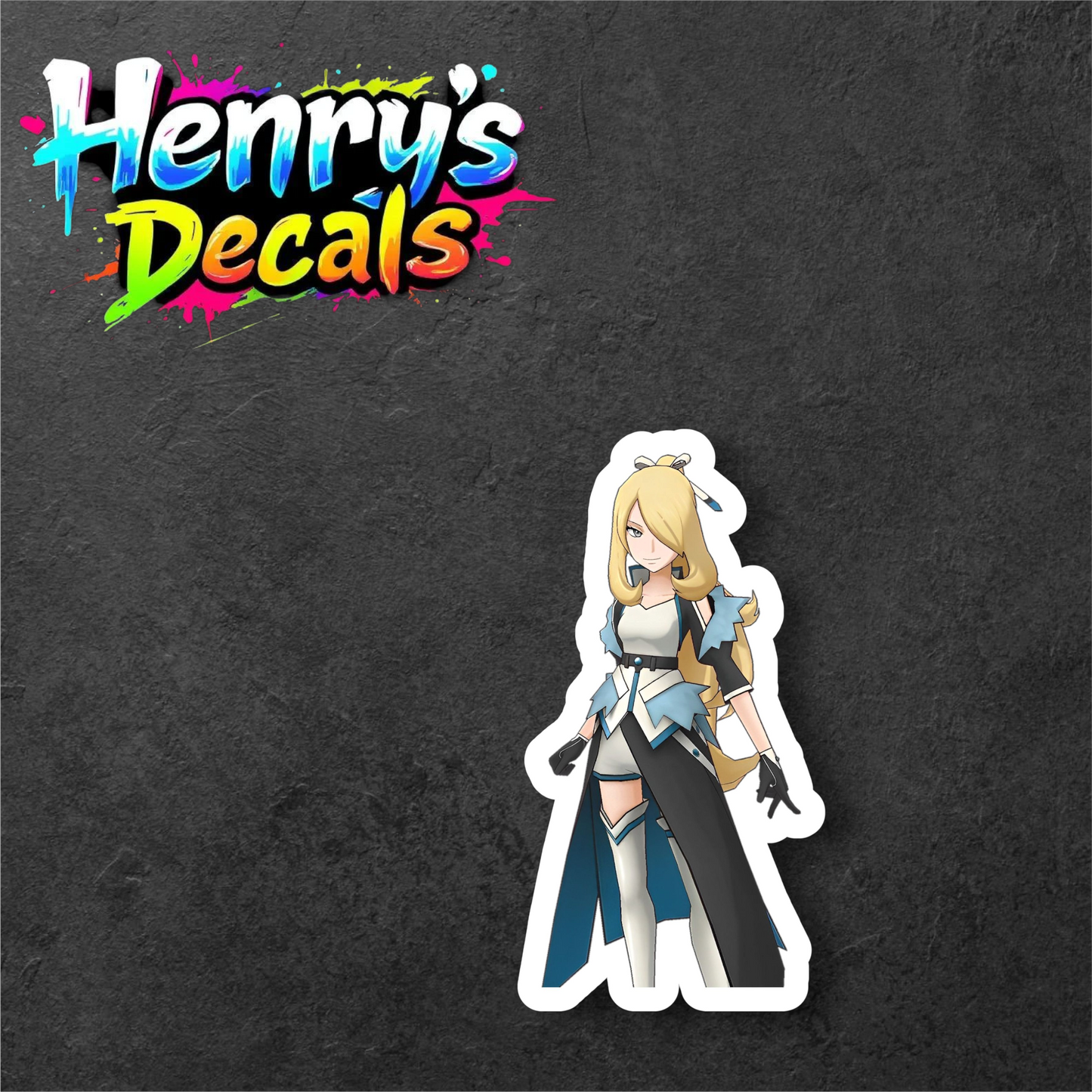 Anime Cynthia Sticker Car Decal