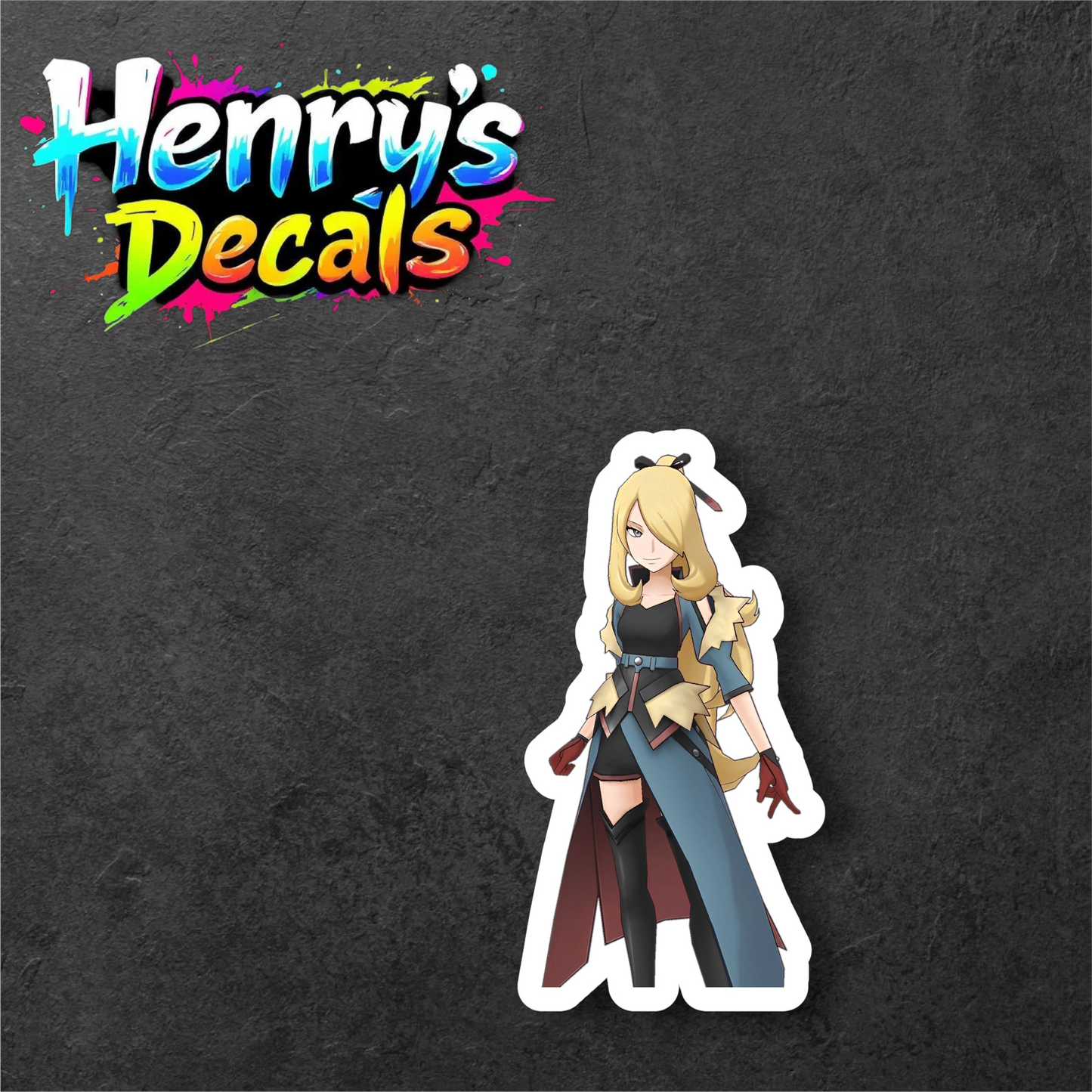 Anime Cynthia Sticker Car Decal