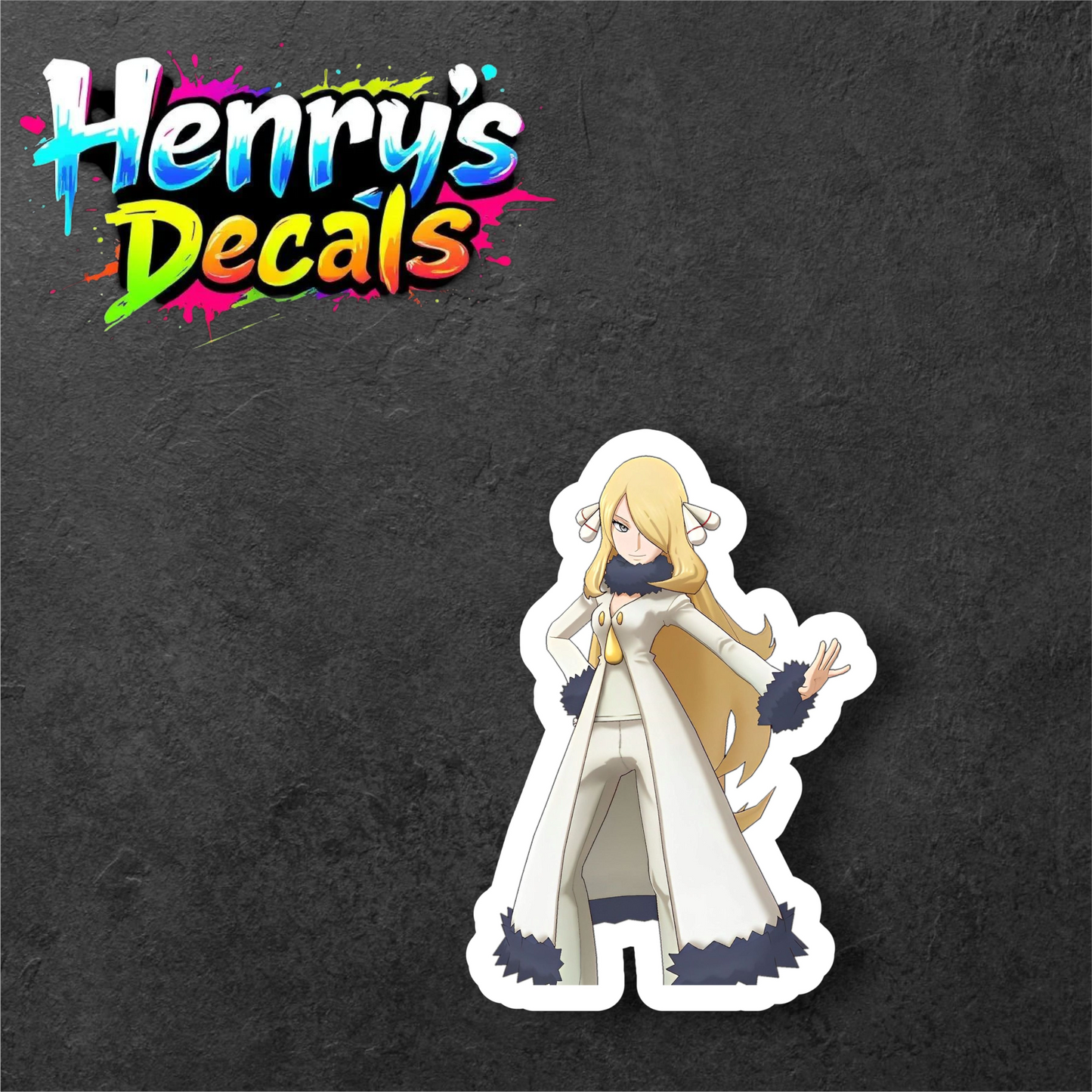 Anime Cynthia Sticker Car Decal
