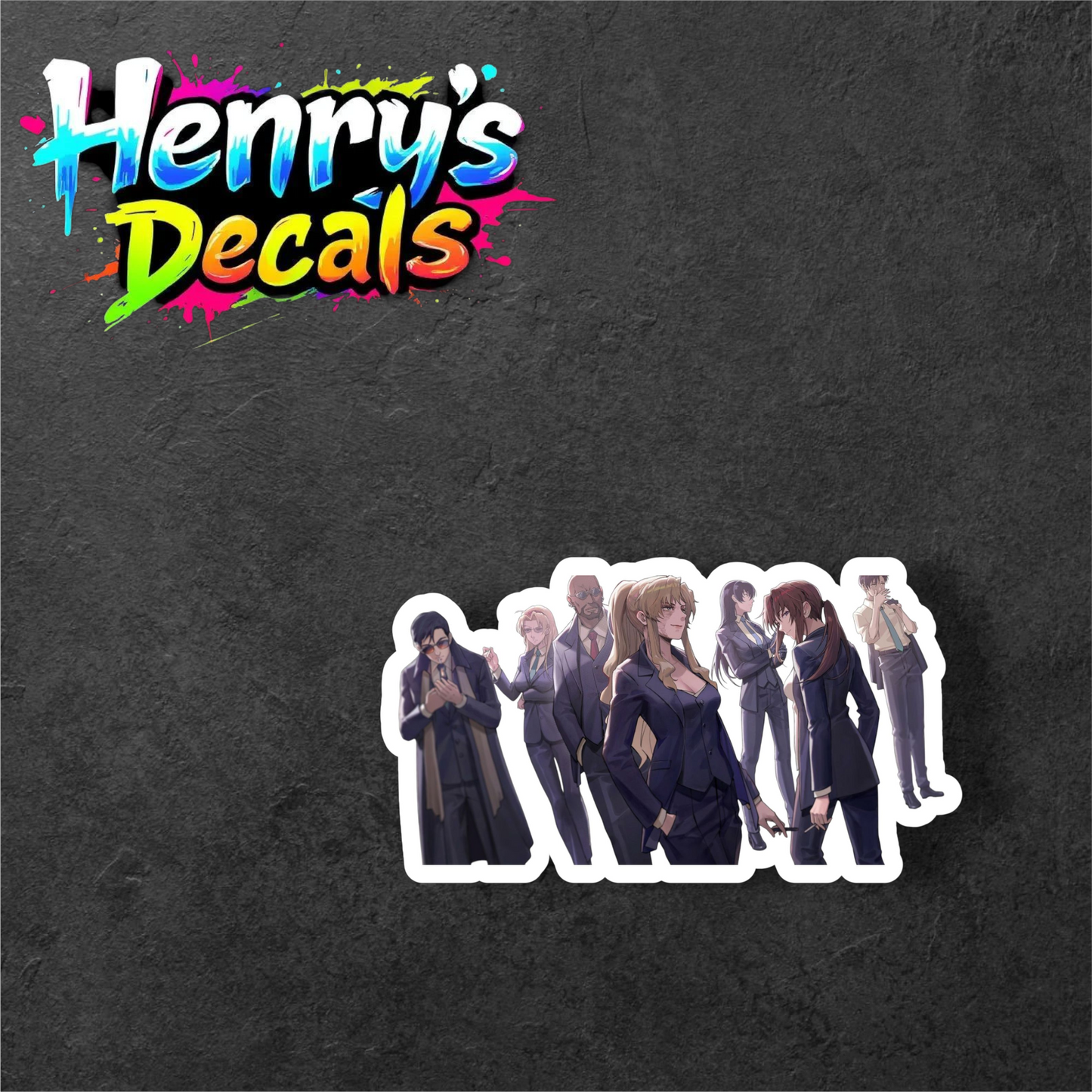 Anime Characters Sticker Car Decal