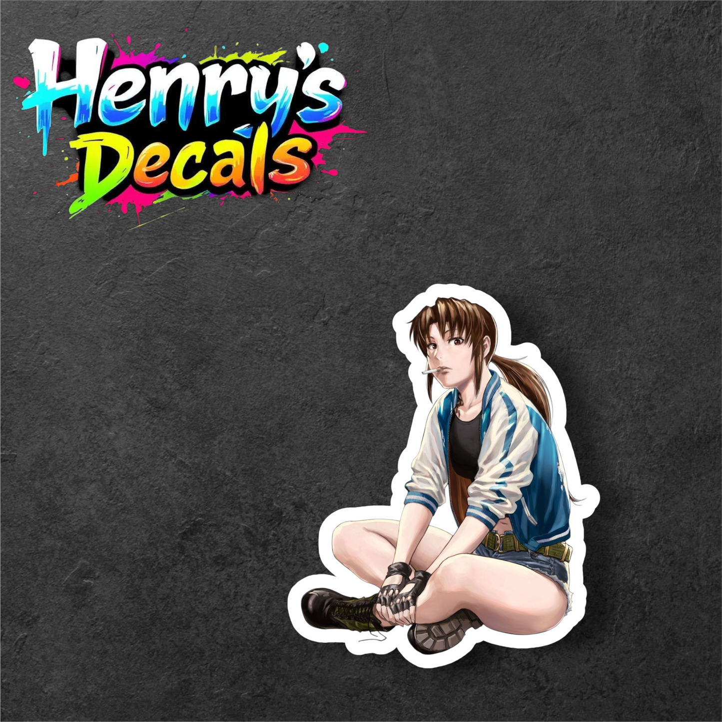 Anime Revy Sticker Car Decal
