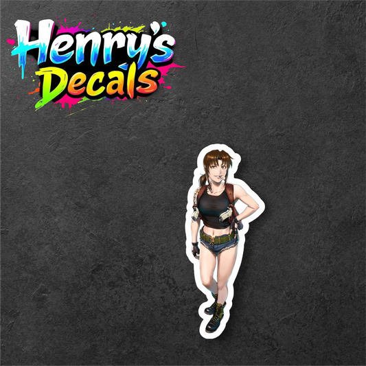 Anime Revy Sticker Car Decal