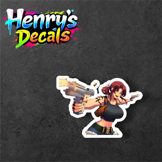 Anime Revy Sticker Car Decal