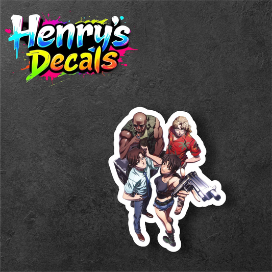 Anime Lagoon Crew Sticker Car Decal