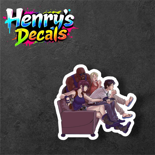 Anime Lagoon Crew Sticker Car Decal