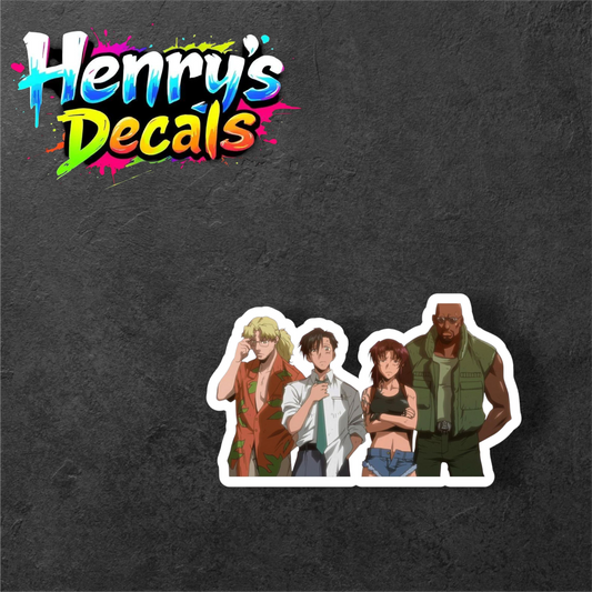 Anime Lagoon Crew Sticker Car Decal