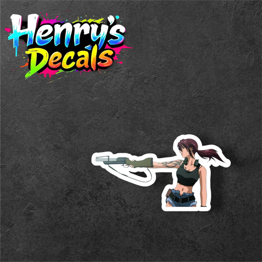 Anime Revy Sticker Car Decal