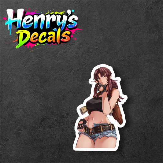 Anime Revy Sticker Car Decal