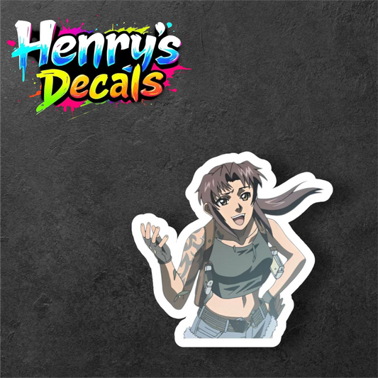 Anime Revy Sticker Car Decal