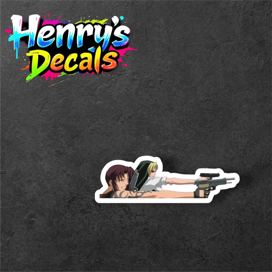 Anime Revy & Eda Sticker Car Decal