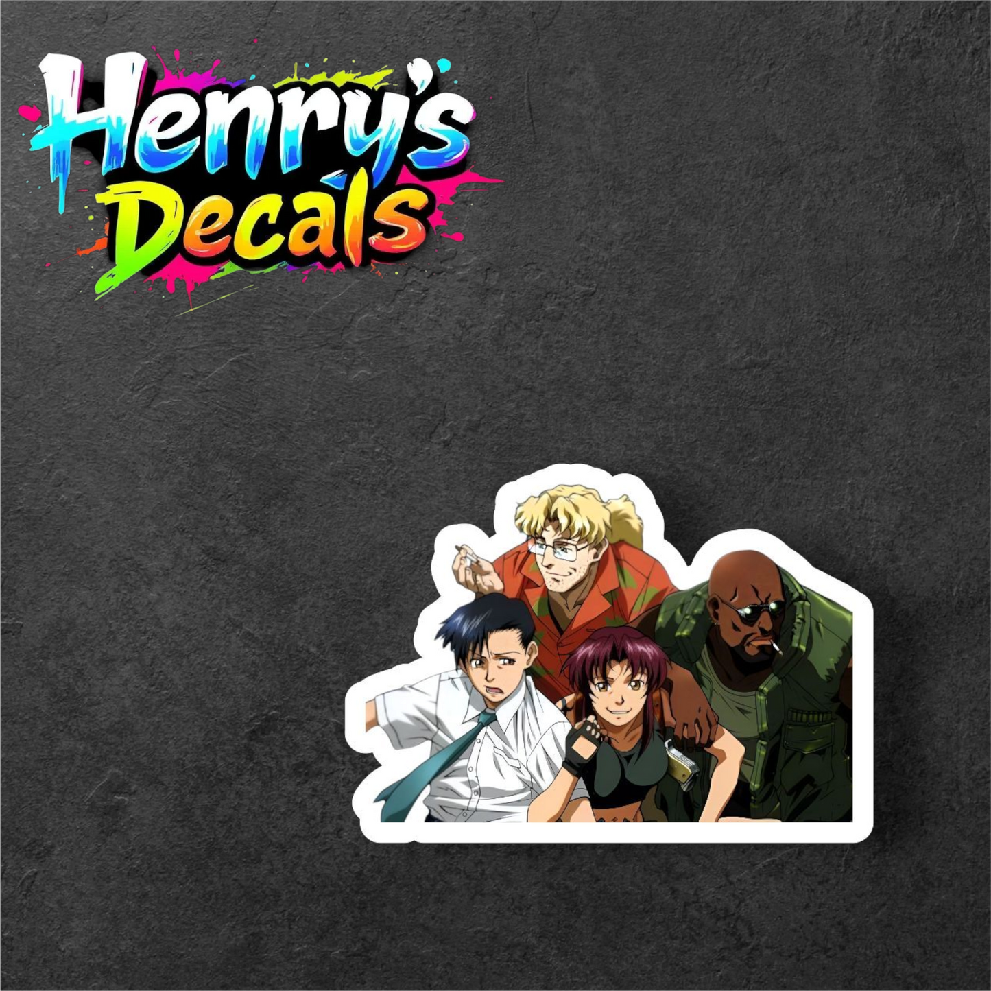 Anime Lagoon Crew Sticker Car Decal