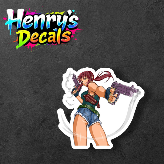 Anime Revy Sticker Car Decal