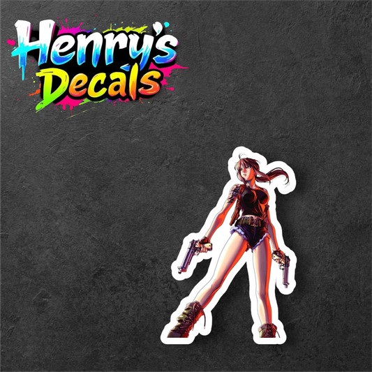 Anime Revy Sticker Car Decal