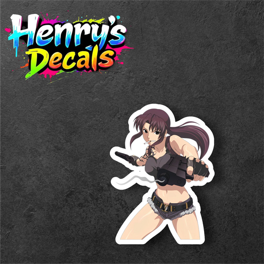 Anime Revy Sticker Car Decal
