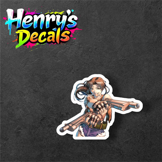 Anime Revy Sticker Car Decal