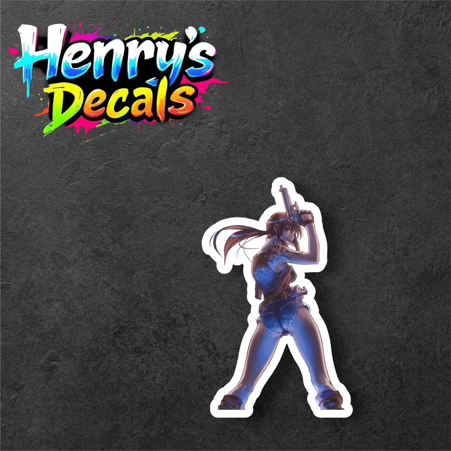 Anime Revy Sticker Car Decal