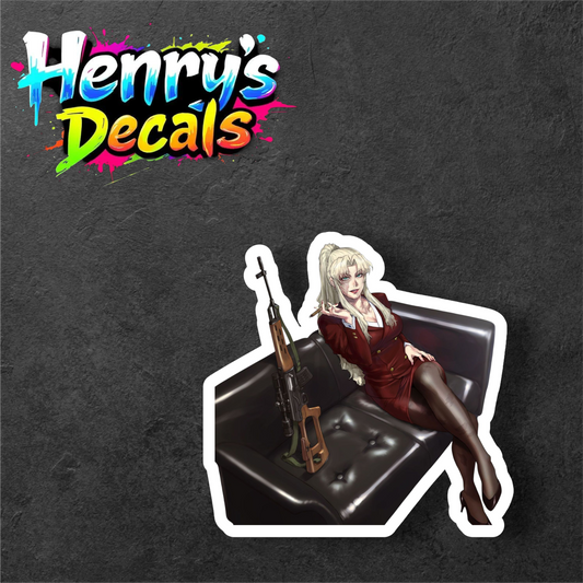 Anime Balalaika Sticker Car Decal