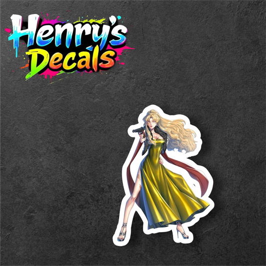 Anime Balalaika Sticker Car Decal