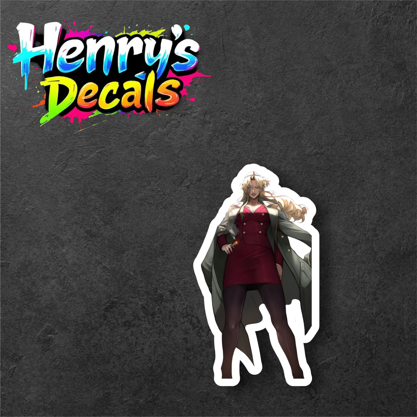 Anime Balalaika Sticker Car Decal