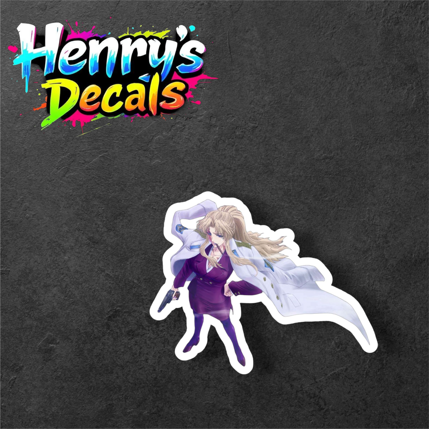 Anime Balalaika Sticker Car Decal
