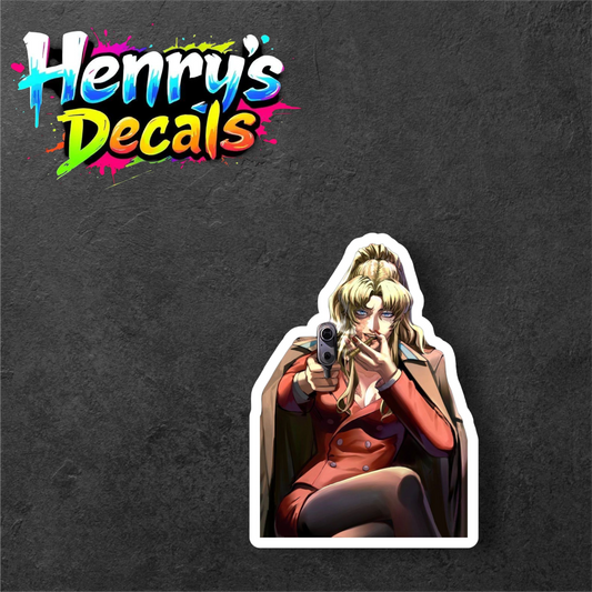 Anime Balalaika Sticker Car Decal