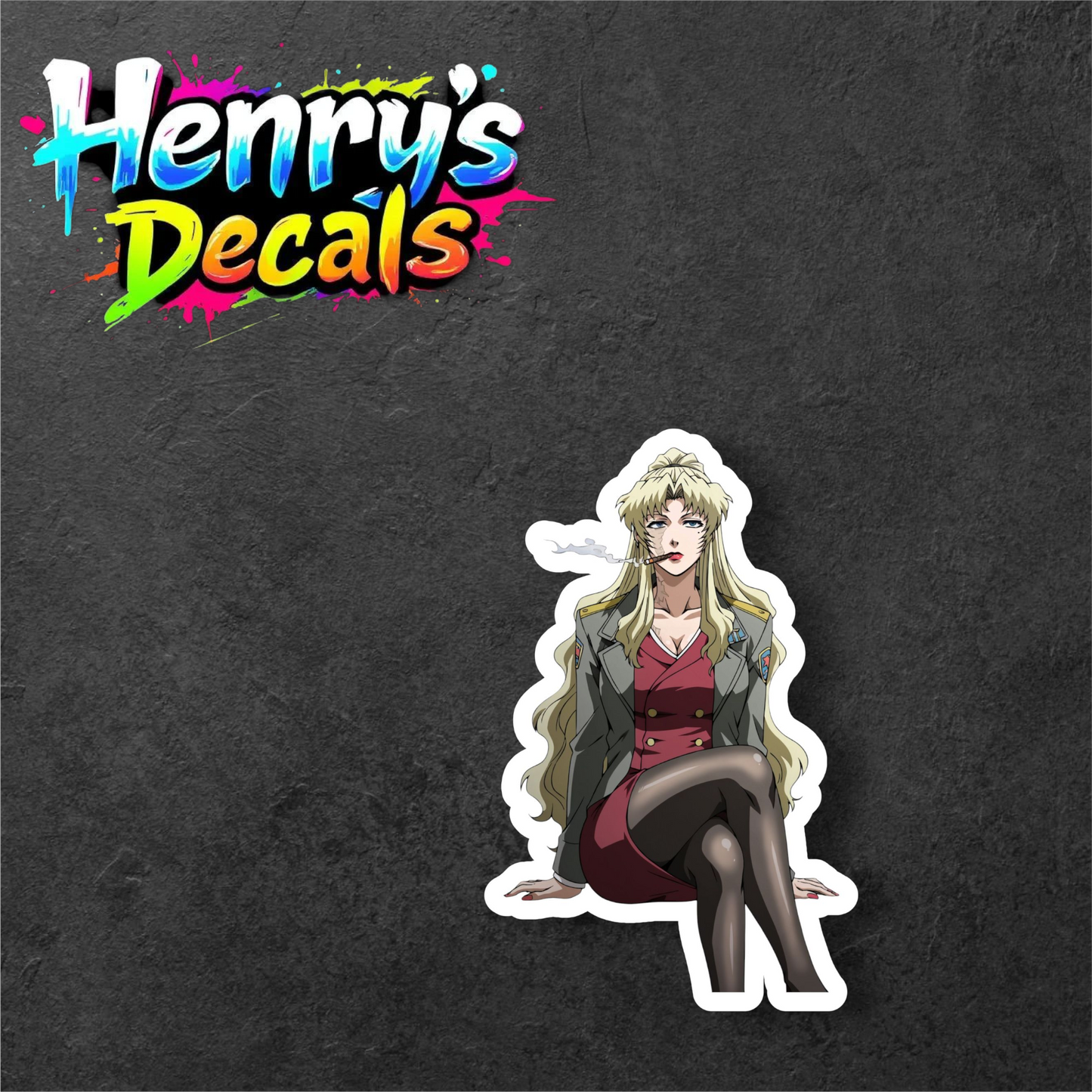 Anime Balalaika Sticker Car Decal