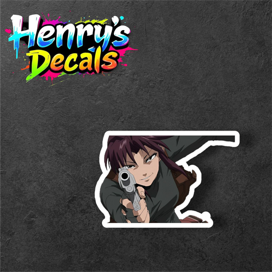 Anime Revy Sticker Car Decal