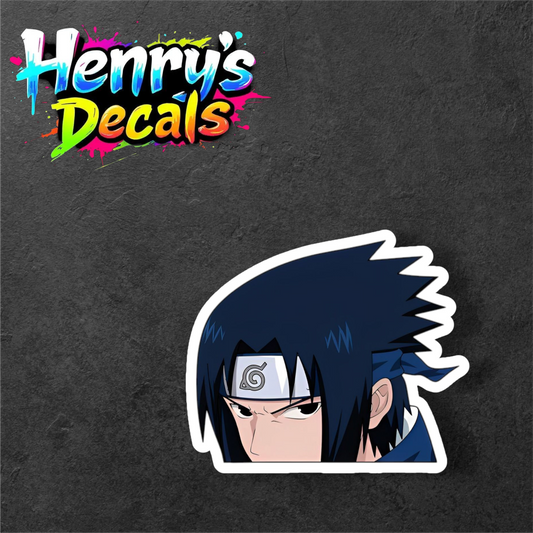 Anime Sasuke Sticker Car Decal