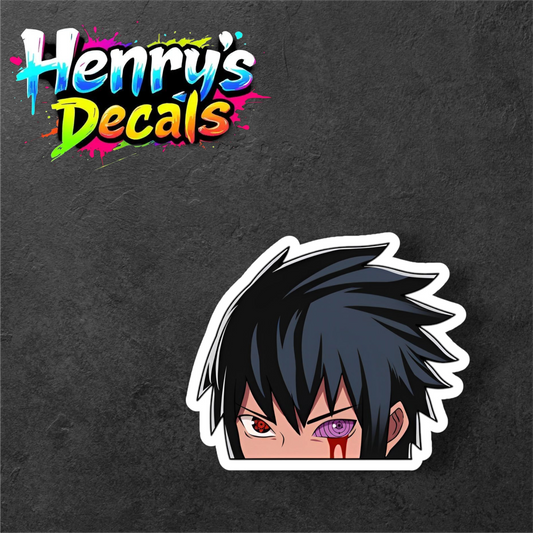Anime Sasuke Sticker Car Decal