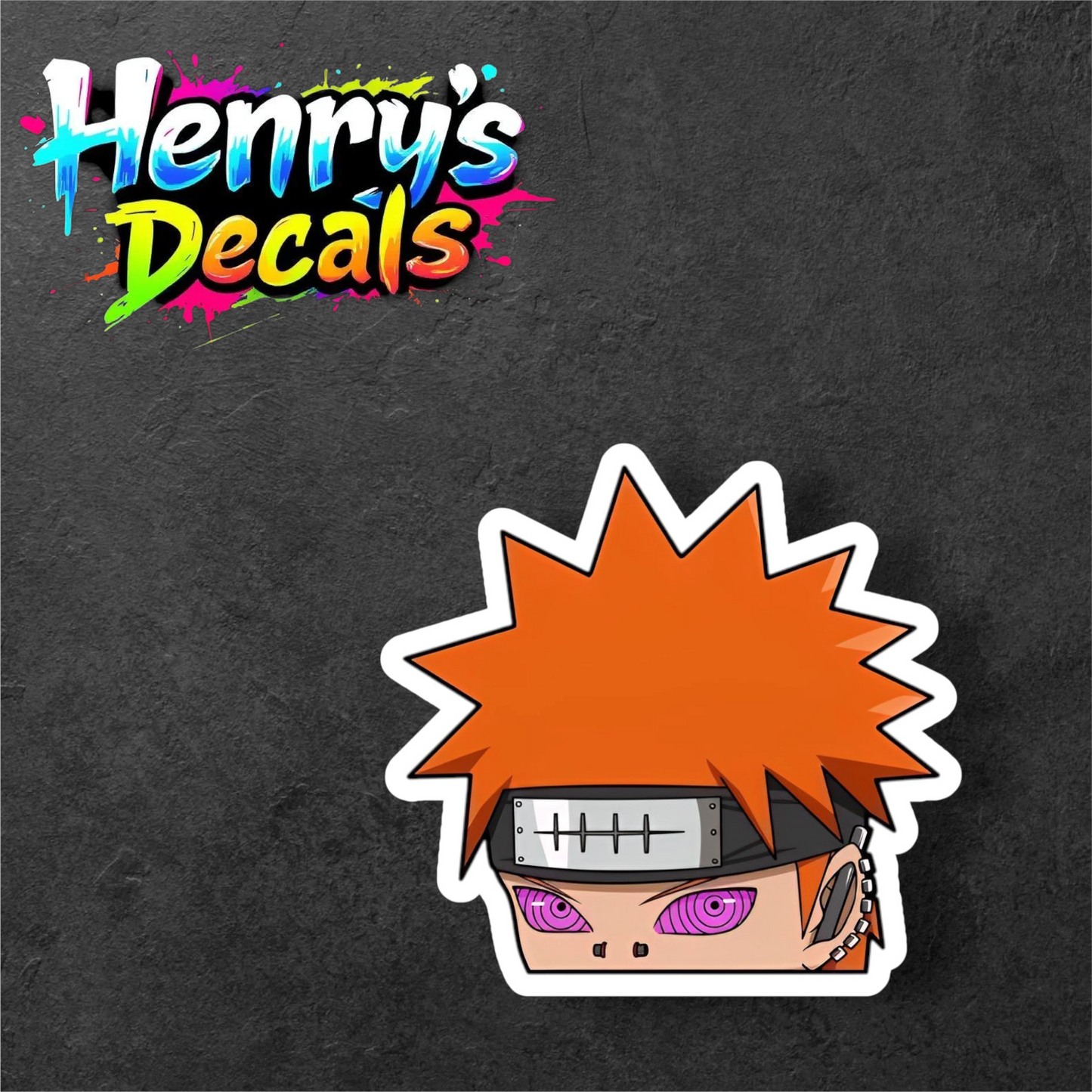 Anime Pain Sticker Car Decal