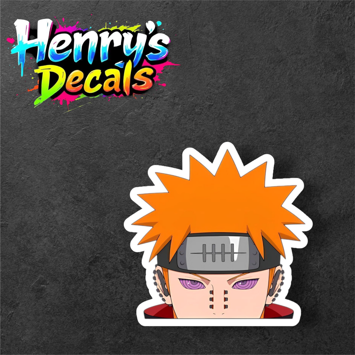 Anime Pain Sticker Car Decal