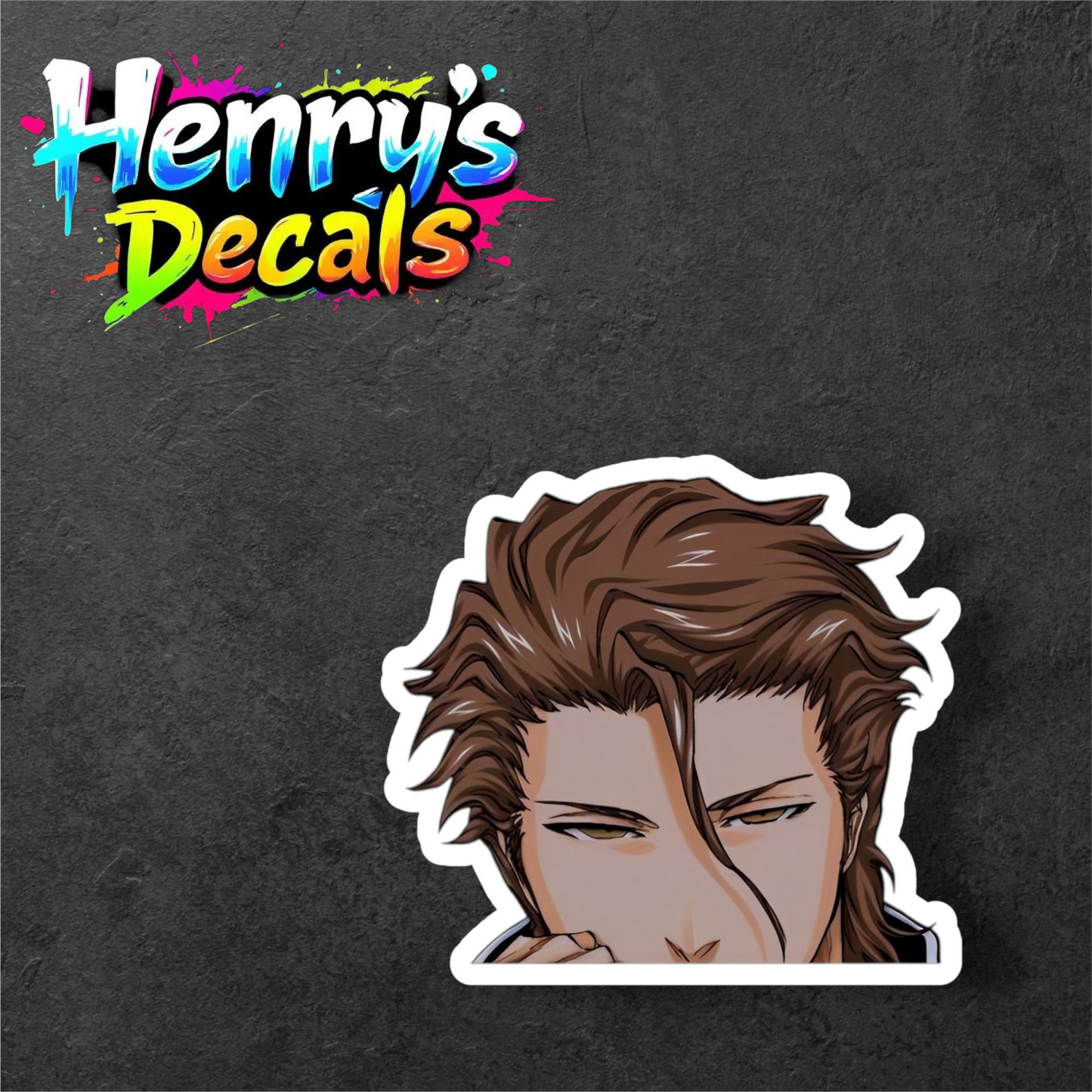 Anime Aizen Sticker Car Decal