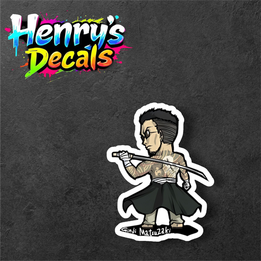 Anime Ginji Sticker Car Decal