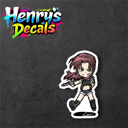 Anime Revy Sticker Car Decal