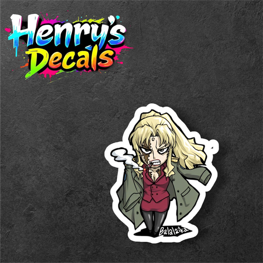 Anime Balalaika Sticker Car Decal