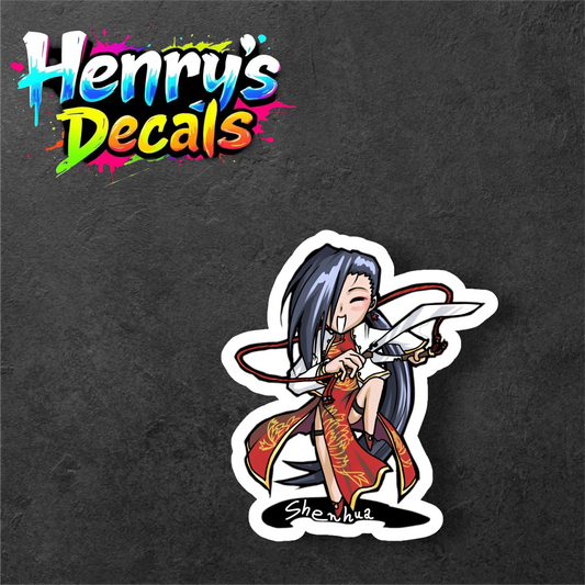 Anime Shenhua Sticker Car Decal