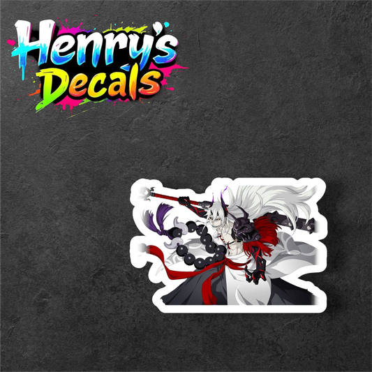 Anime Zangetsu Sticker Car Decal