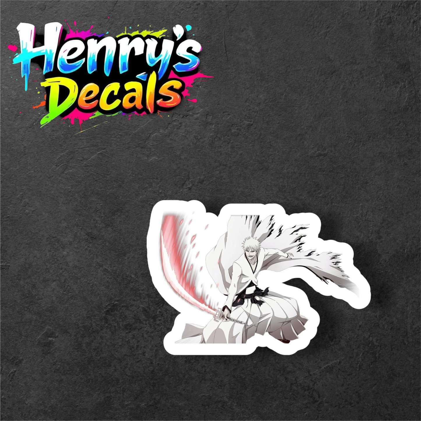 Anime Zangetsu Sticker Car Decal
