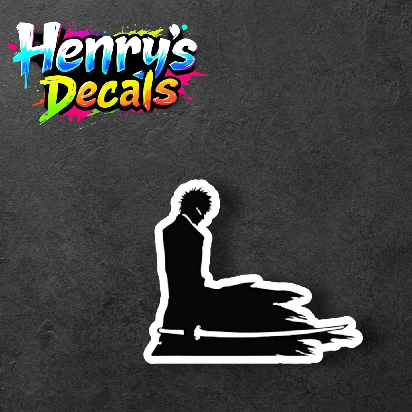 Customizable Anime Ichigo Sticker Car Decal